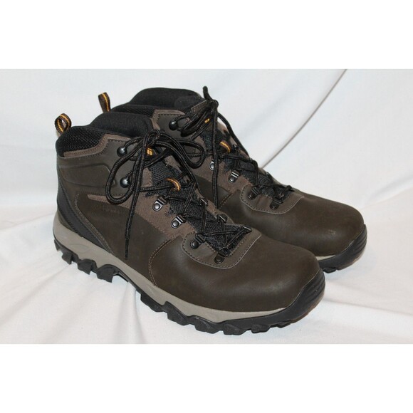 Columbia Men\'s Newton Ridge Plus II Waterproof Hiking Boots 14 WIDE NIB BROWN main image 6